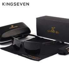 Load image into Gallery viewer, KINGSEVEN Men Polarized Sunglasses Aluminum Magnesium Sun Glasses Driving Glasses Rectangle Shades For Men Oculos masculino Male