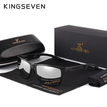 Load image into Gallery viewer, KINGSEVEN Men Polarized Sunglasses Aluminum Magnesium Sun Glasses Driving Glasses Rectangle Shades For Men Oculos masculino Male