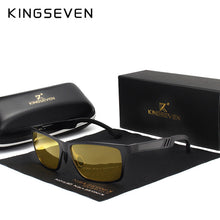 Load image into Gallery viewer, KINGSEVEN Men Polarized Sunglasses Aluminum Magnesium Sun Glasses Driving Glasses Rectangle Shades For Men Oculos masculino Male